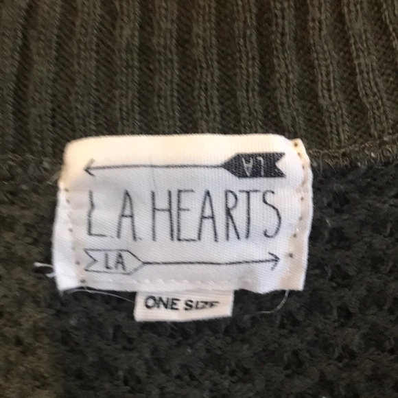 Army green slouchy cardigan - Picture 2 of 3